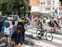 .. mit Radfahren, inklusive Fernsehübertragung ...